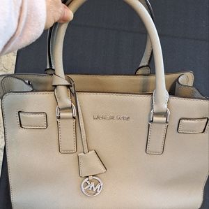 Grey Michael Kors purse